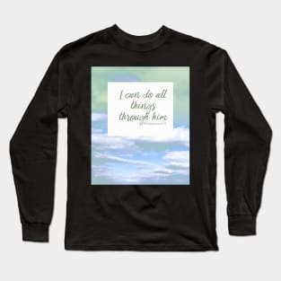 Inspirational Religious Quotes Long Sleeve T-Shirt